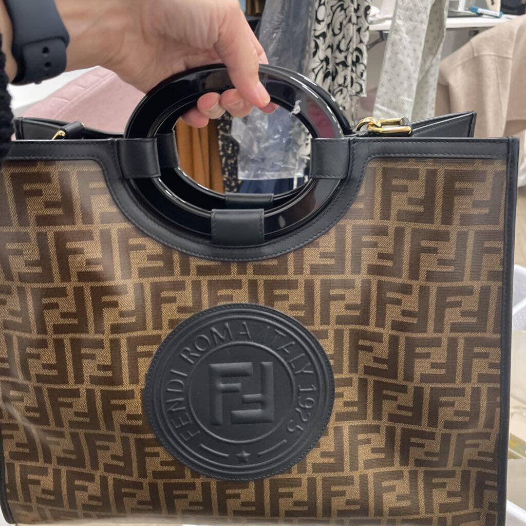 Coated Canvas Zucca Tote