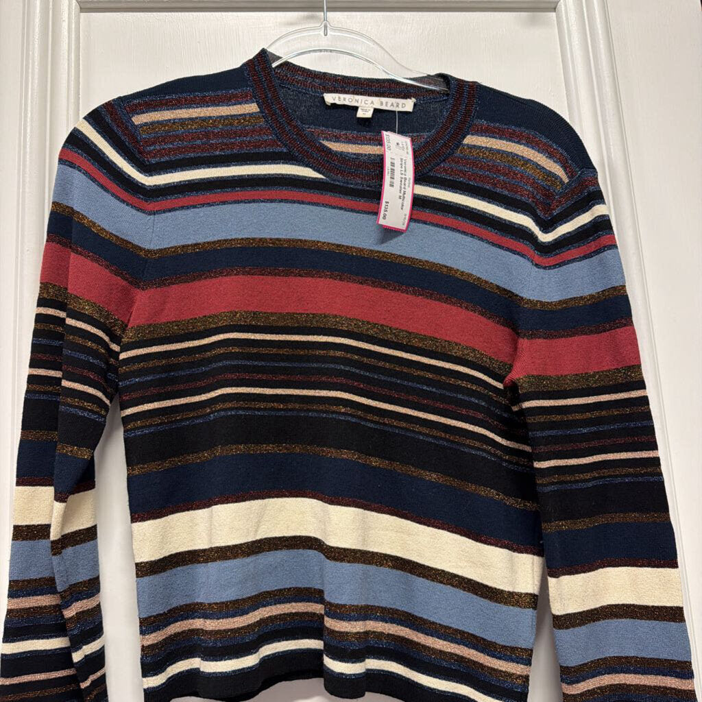 Multicolor Stripe LS Sweater