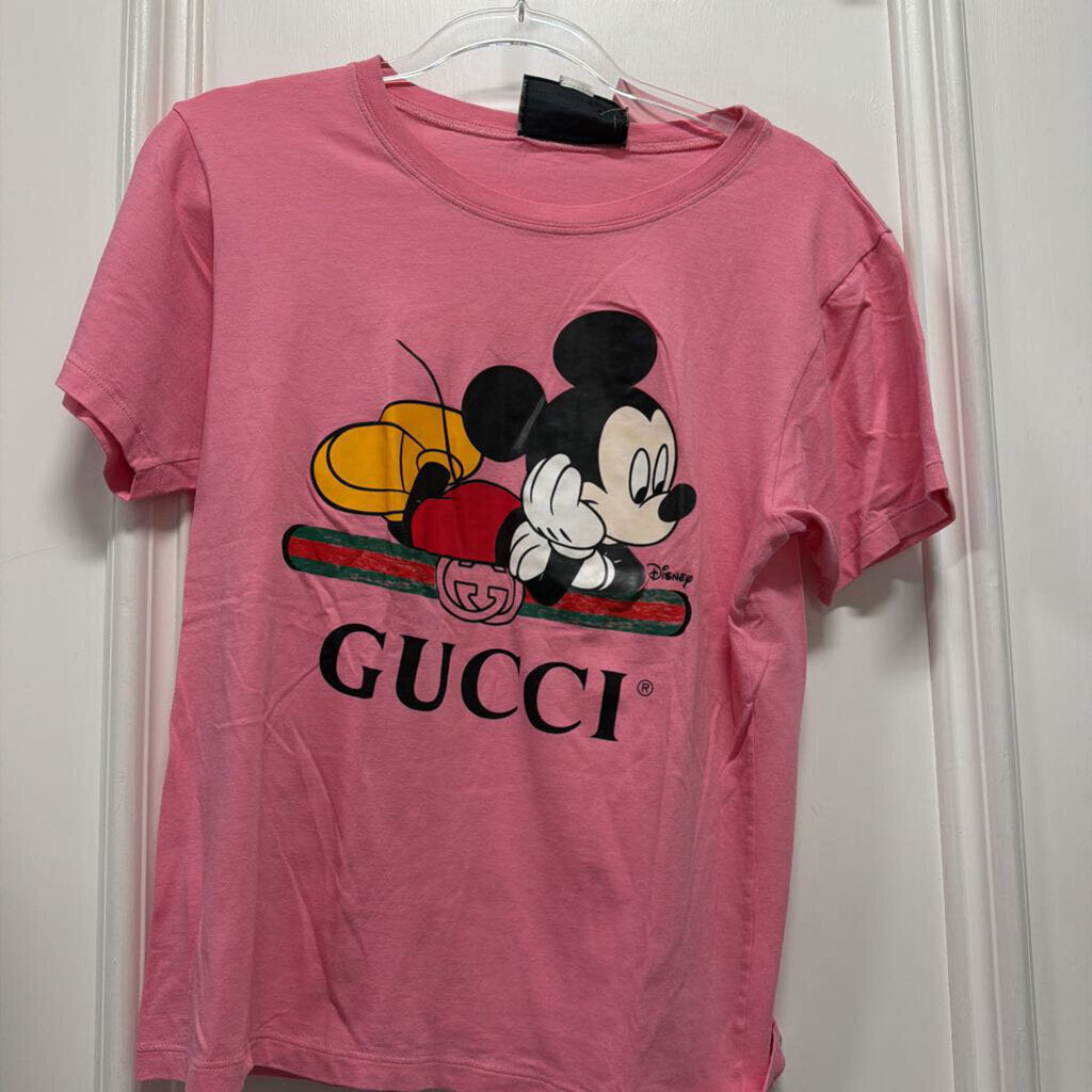 Pink Cotton Graphic Tee