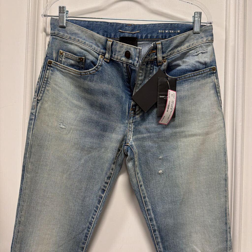 Blue Straight Leg Jean
