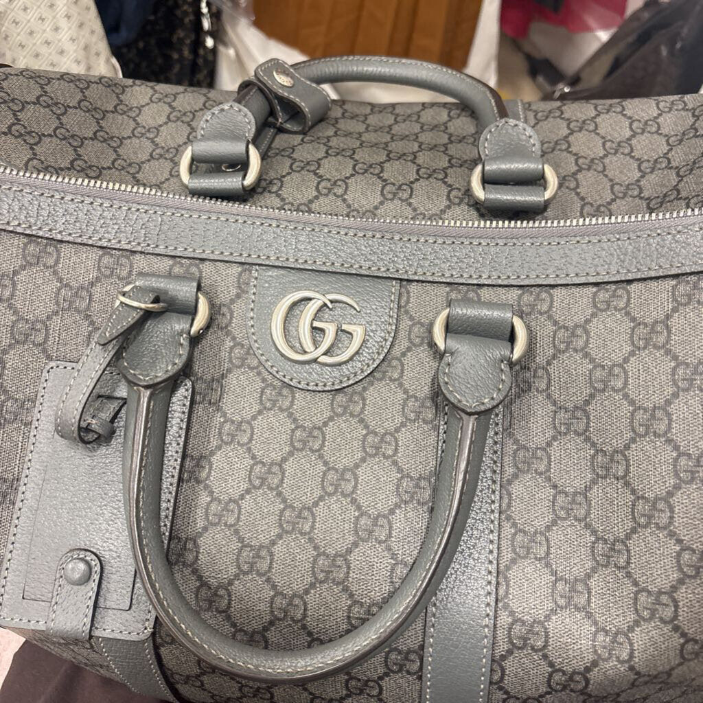 Grey Monogram Ophidia Duffle Bag