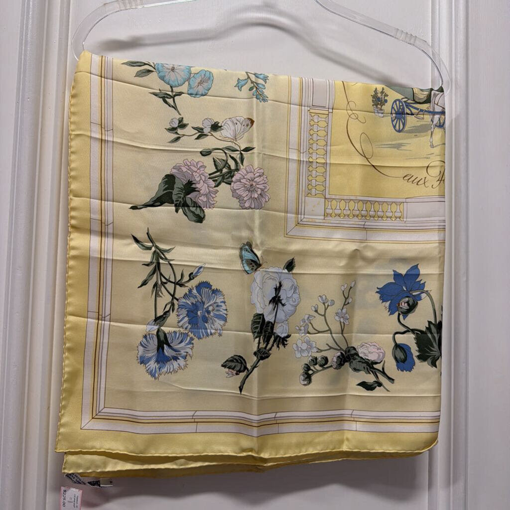 Yellow Silk Scarf (as is spotting throughout)