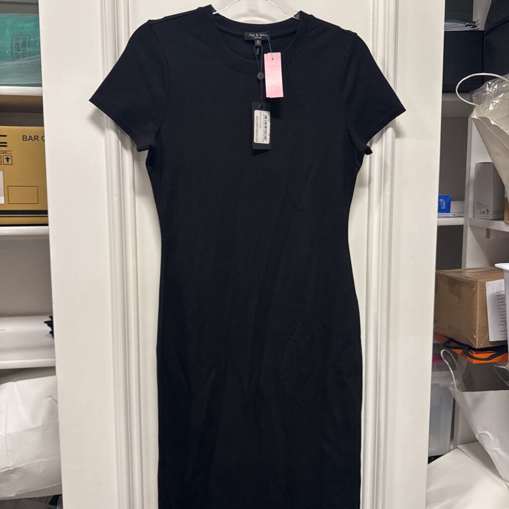 Black Viscose/Polyamide Maxi Dress (NWT)