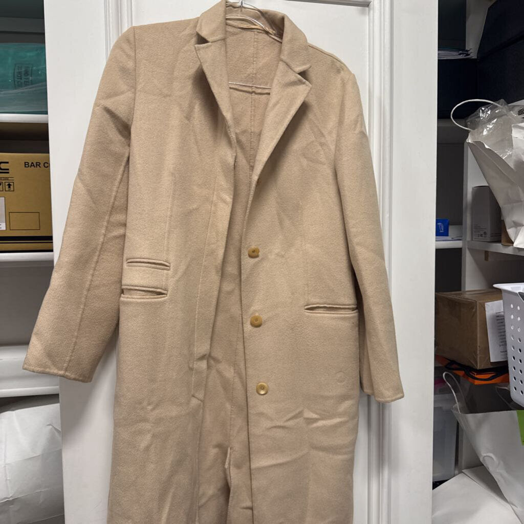 Vintage Beige Camel Hair Coat