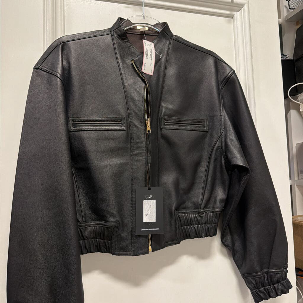 Black Leather Jacket (NWT)