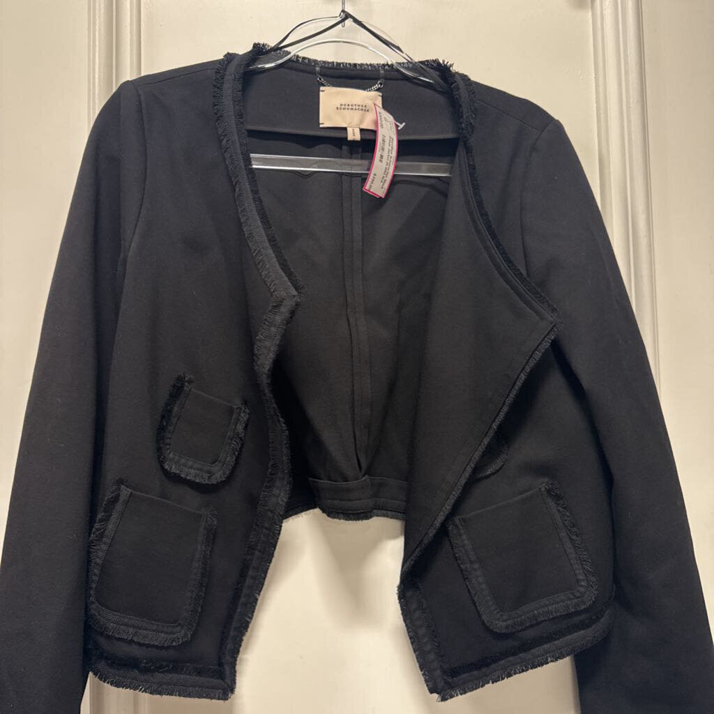 Black Fringe Jacket (R:1550