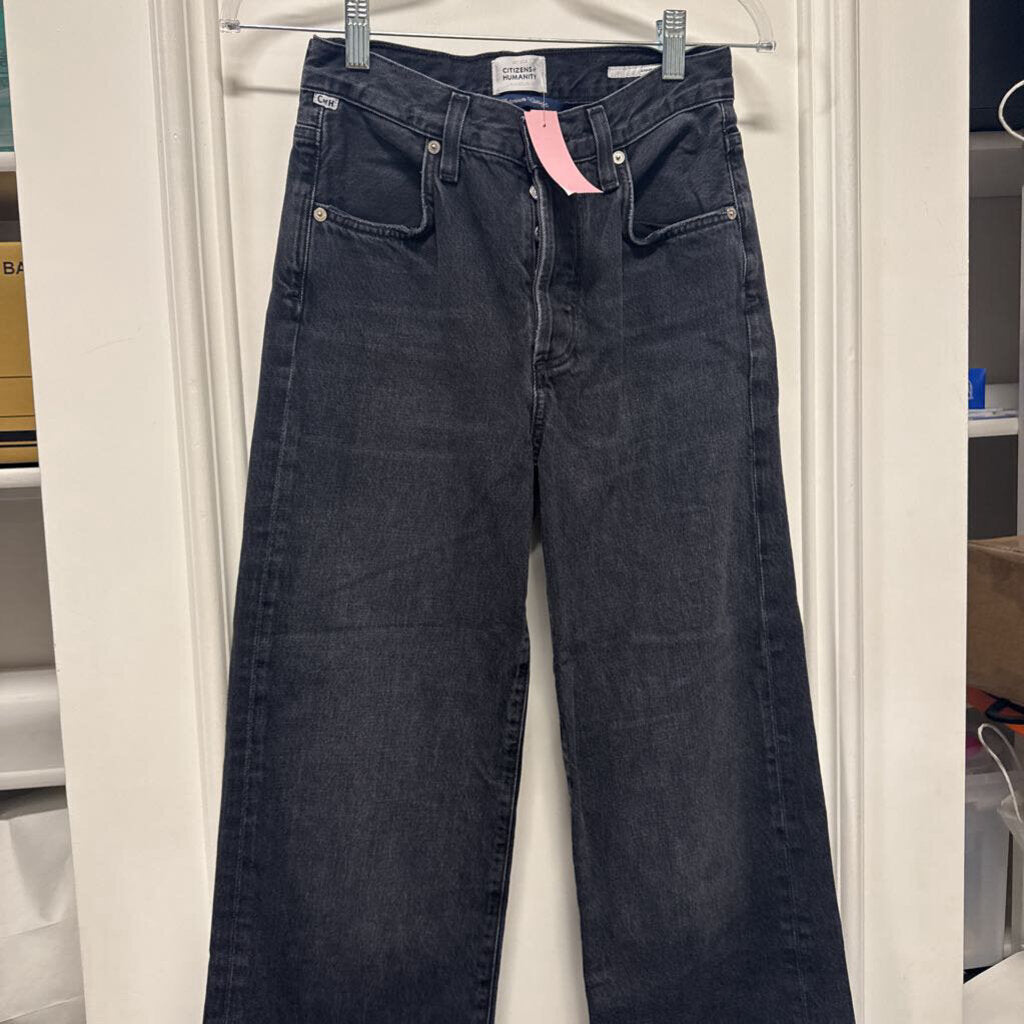 Black Straight Leg Jean
