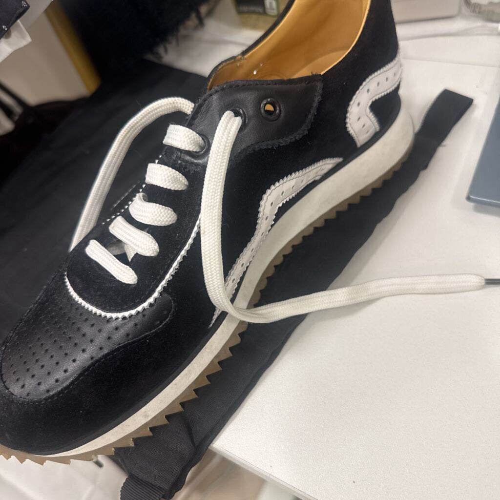 Black Suede/Leather Sneakers (495)