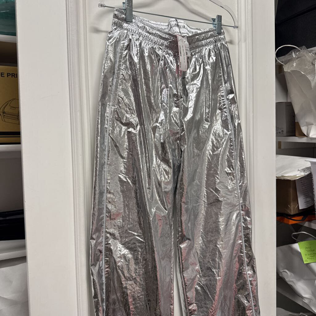 Silver Poly Pant