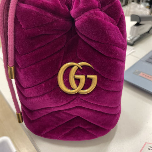 Purple Plush Mini Bucket Bag(est 2400)
