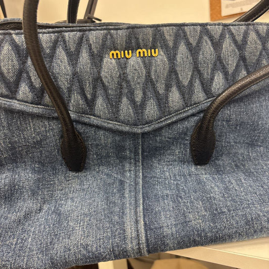 Blue Denim Shoulder Bag