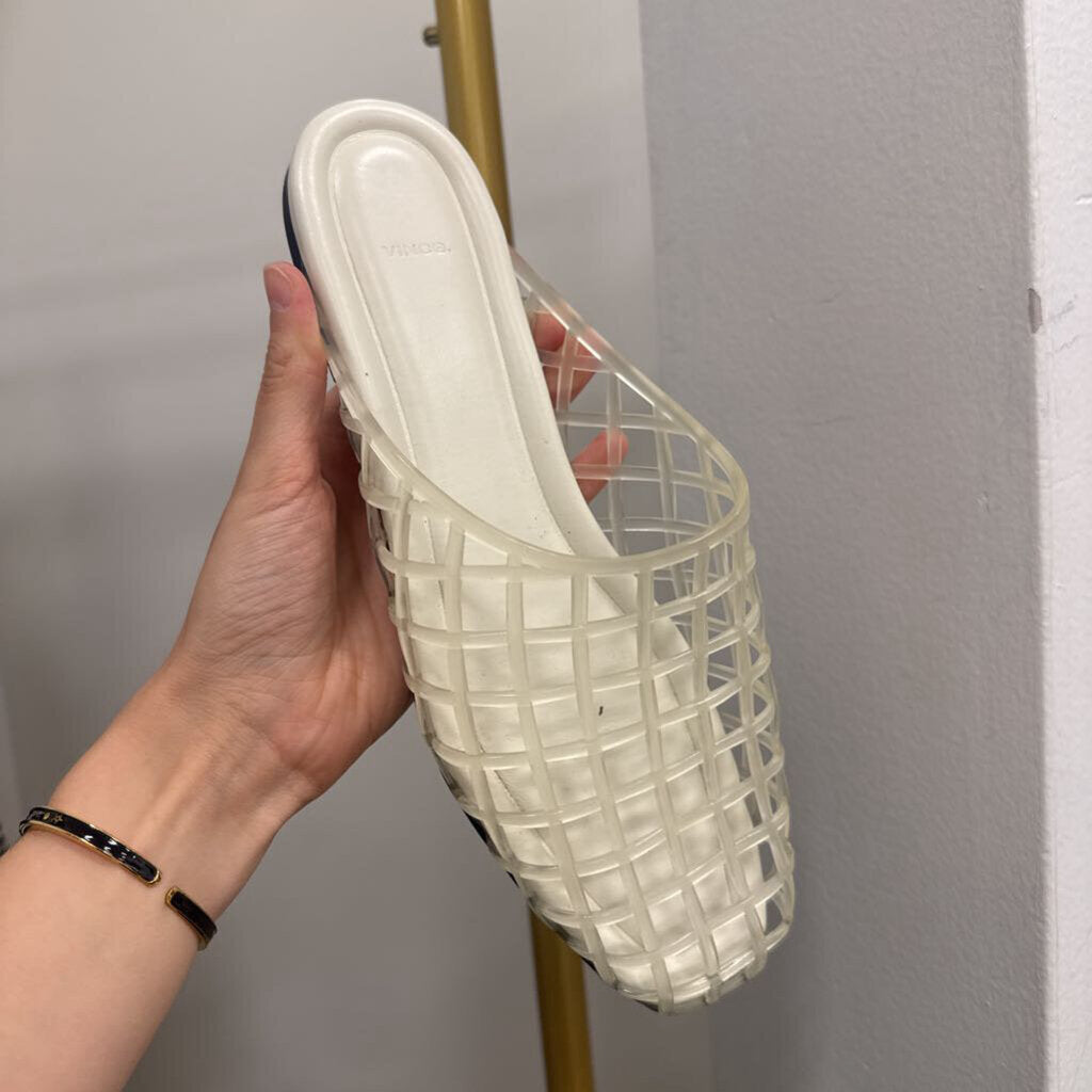 Clear Jelly Mules