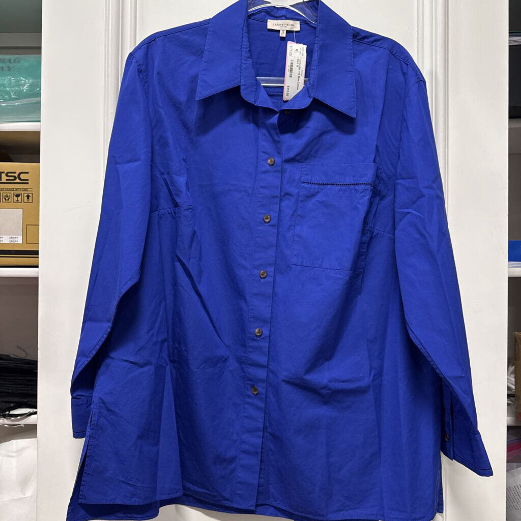 Blue Cotton Shirt
