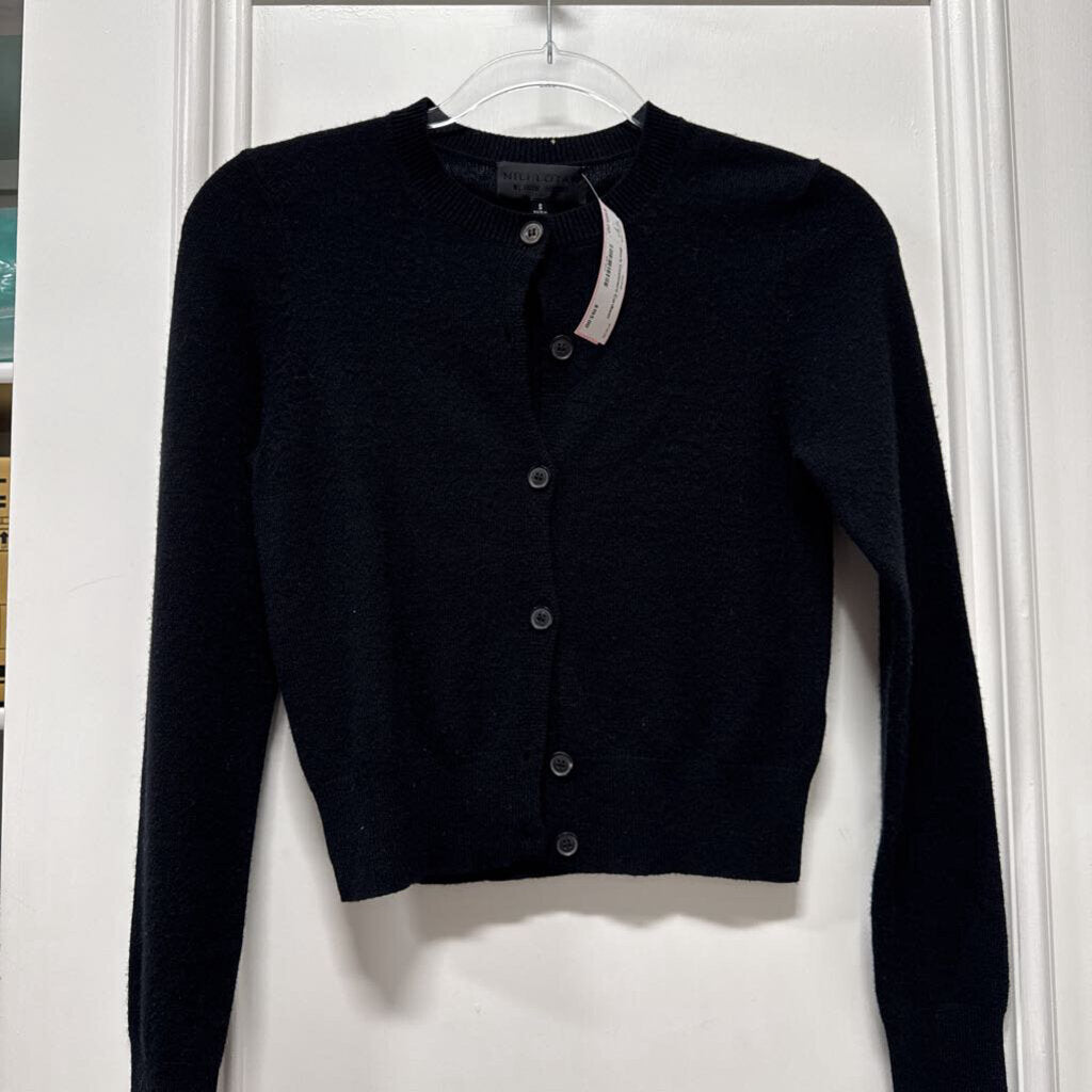 Black Cashmere Cardigan