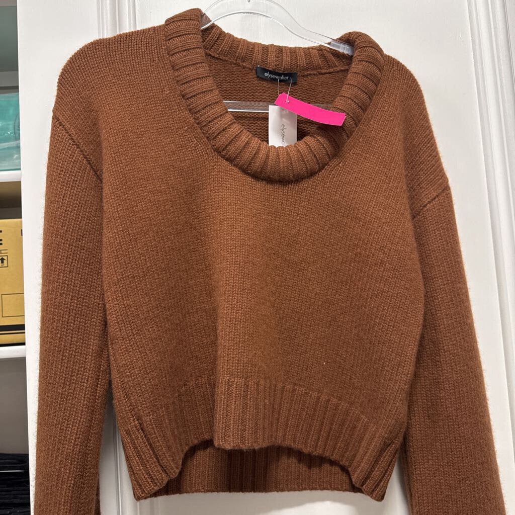 Brown Cashmere Sweater (NWT $625)