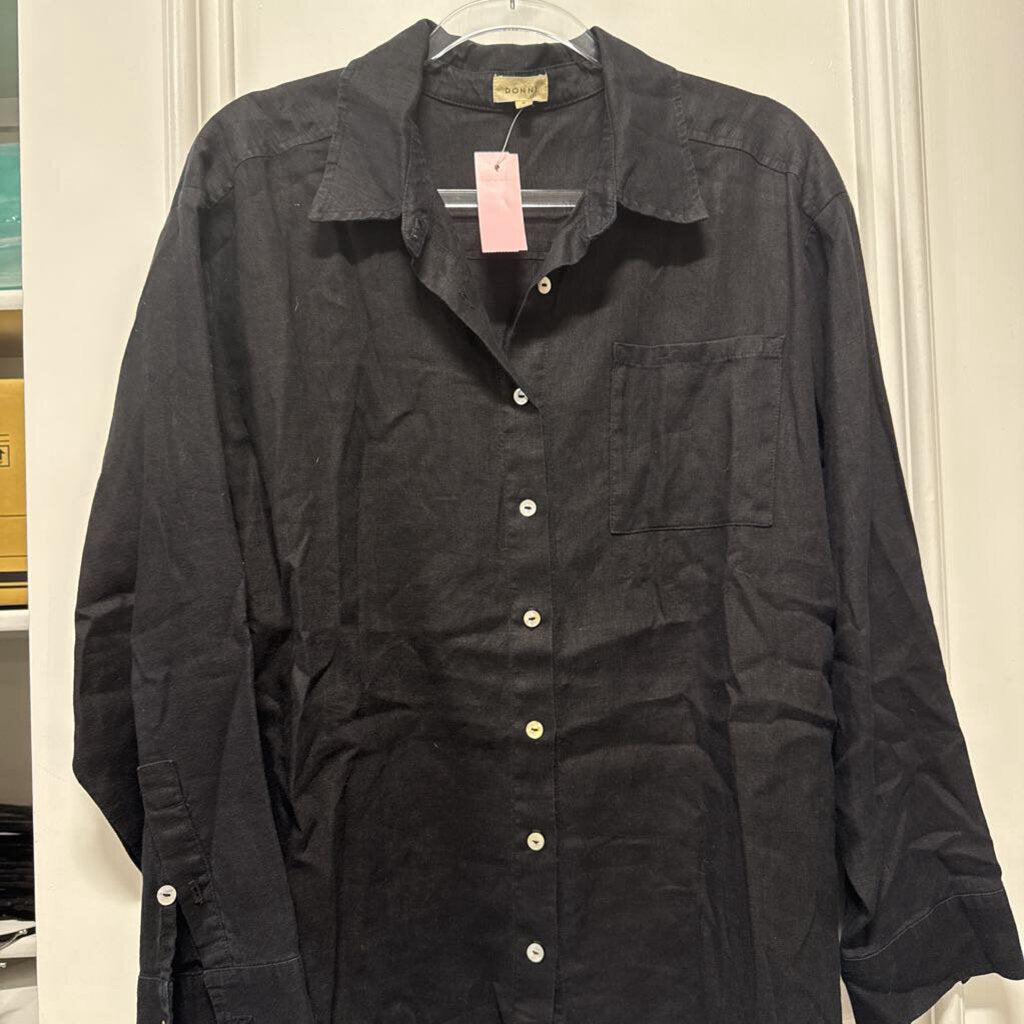 Black Linen Shirt