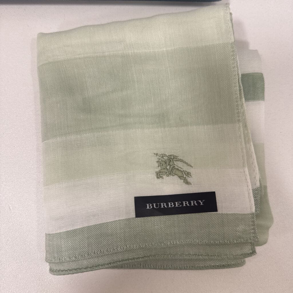 Green Stripe Handkerchief
