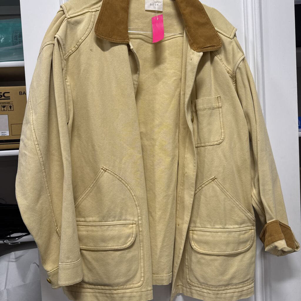 Yellow Cotton Barn Jacket