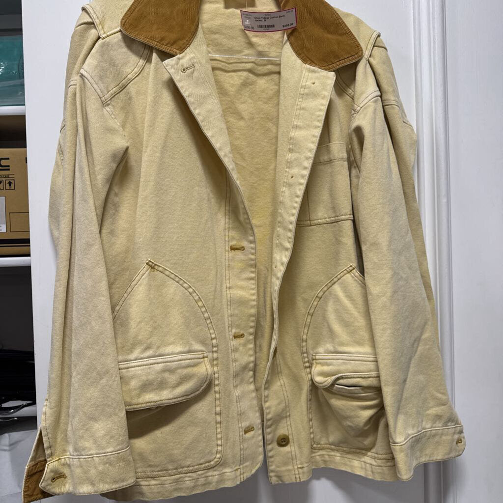 Yellow Cotton Barn Jacket