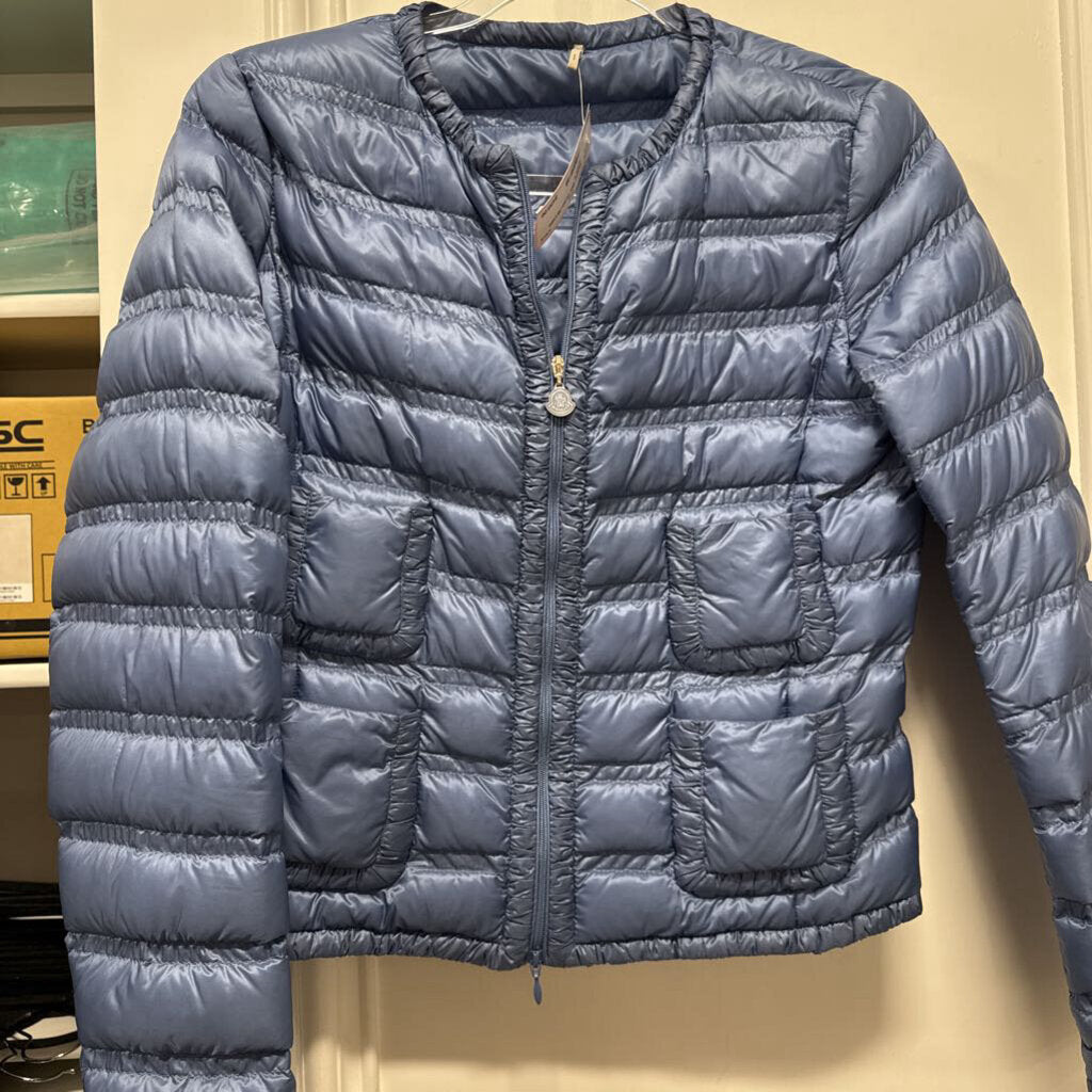 Blue Down Fill Light Jacket