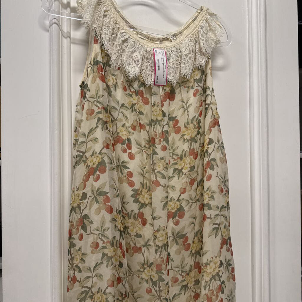 Multicolor Mini Lace Dress