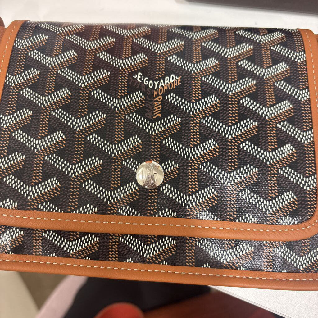 Black/Brown Goyardine Plumet Bag