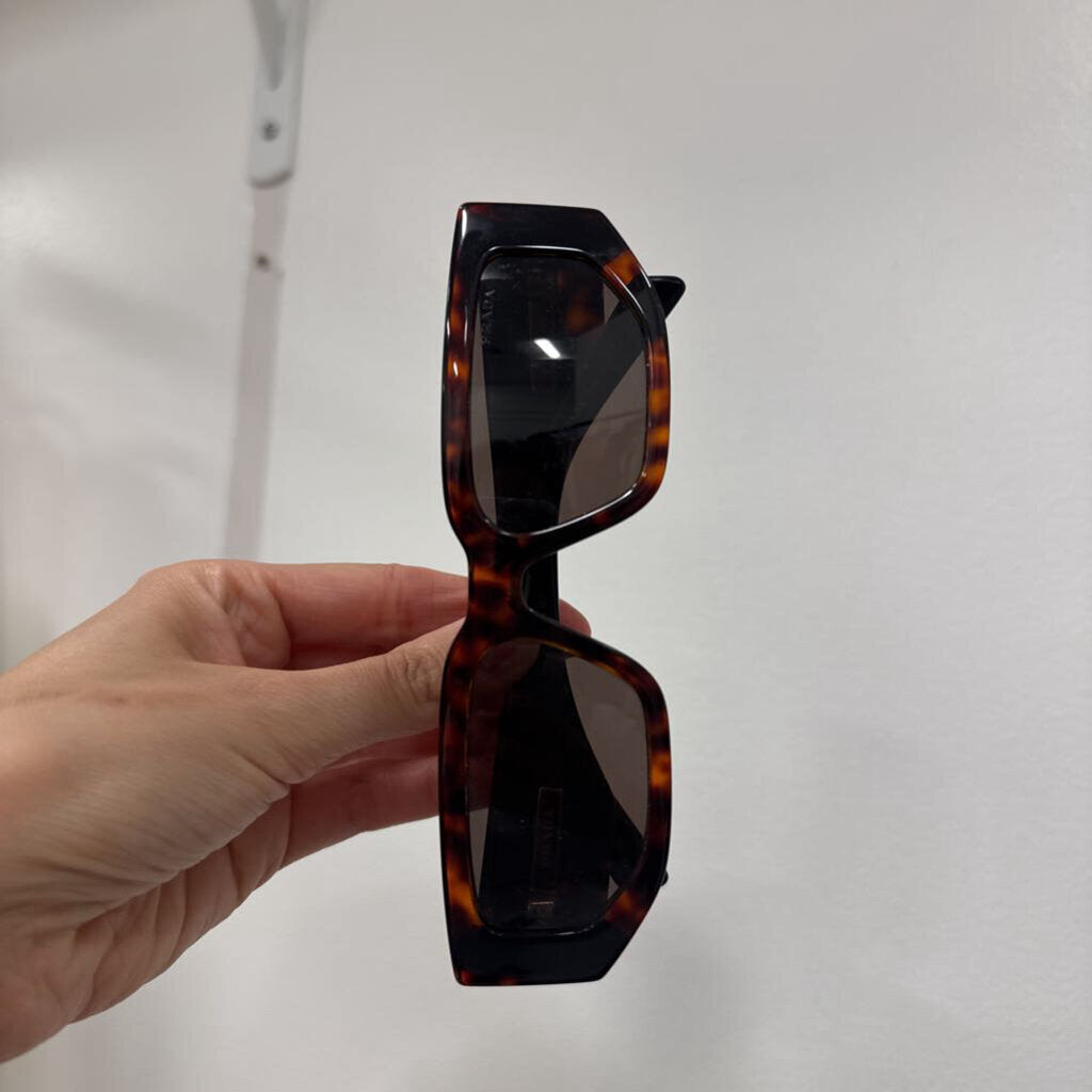Tortoise Rectangle Sunnies w/ Case