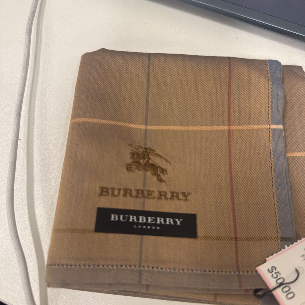 Brown Plaid Handerchief