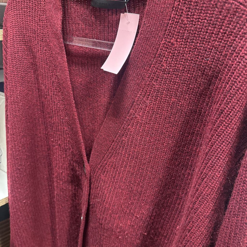 Red Cashmere Cardigan