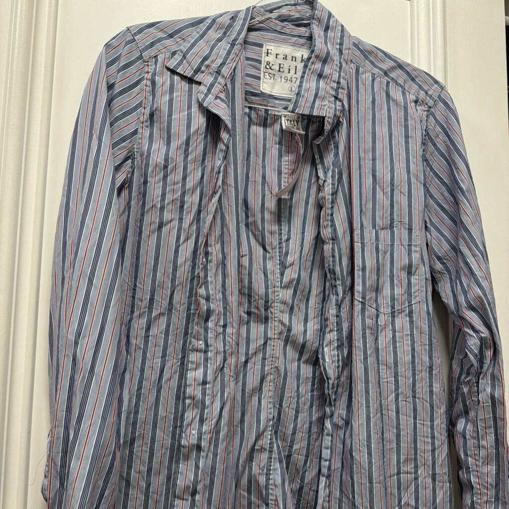 Blue Stripe Cotton Shirt