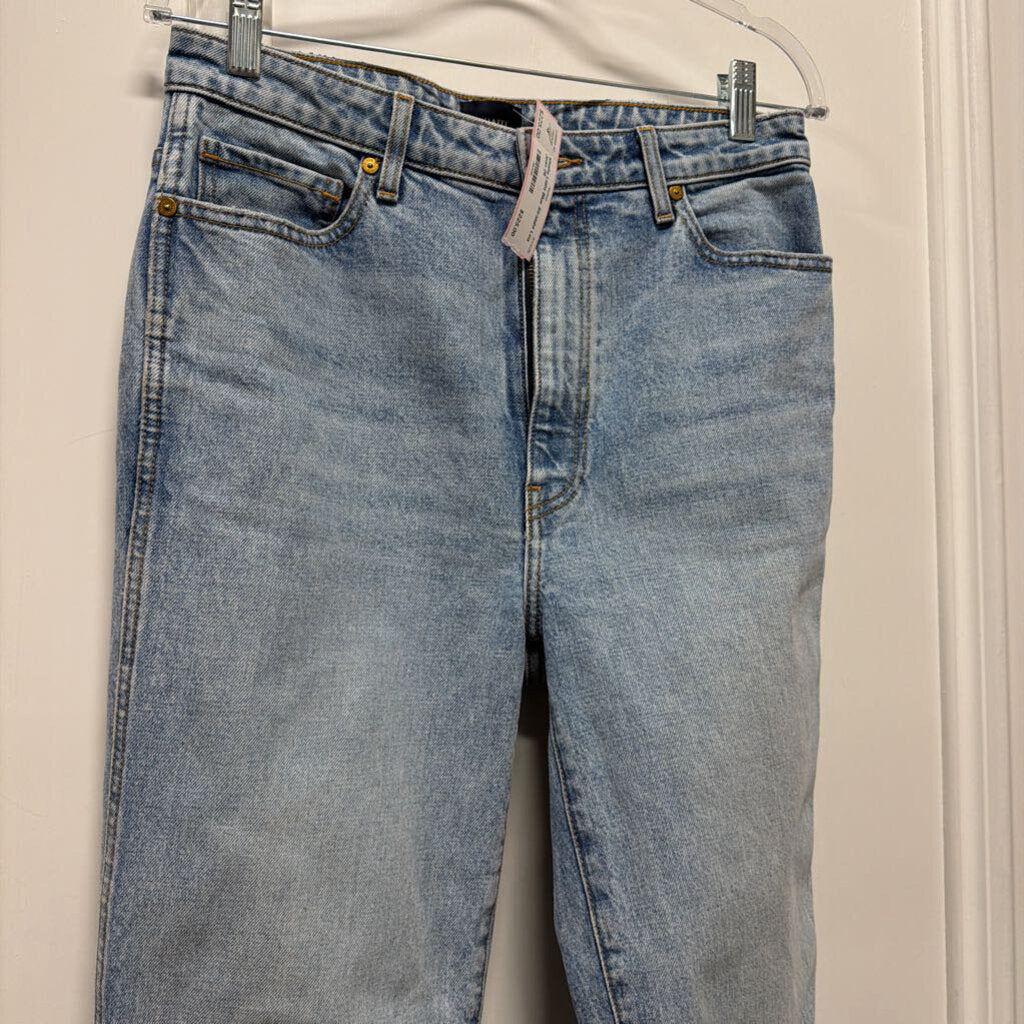 Light Blue Straight Leg Jean