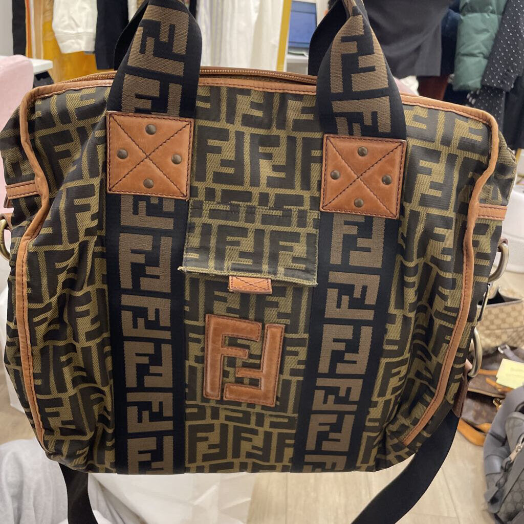 Vintage Zucca FF Monogram Tote