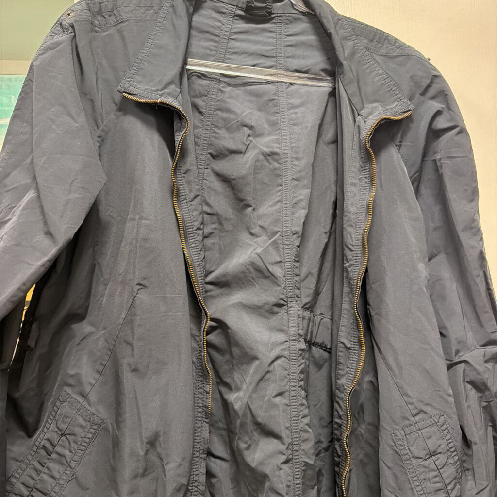 Navy Nylon Anorak
