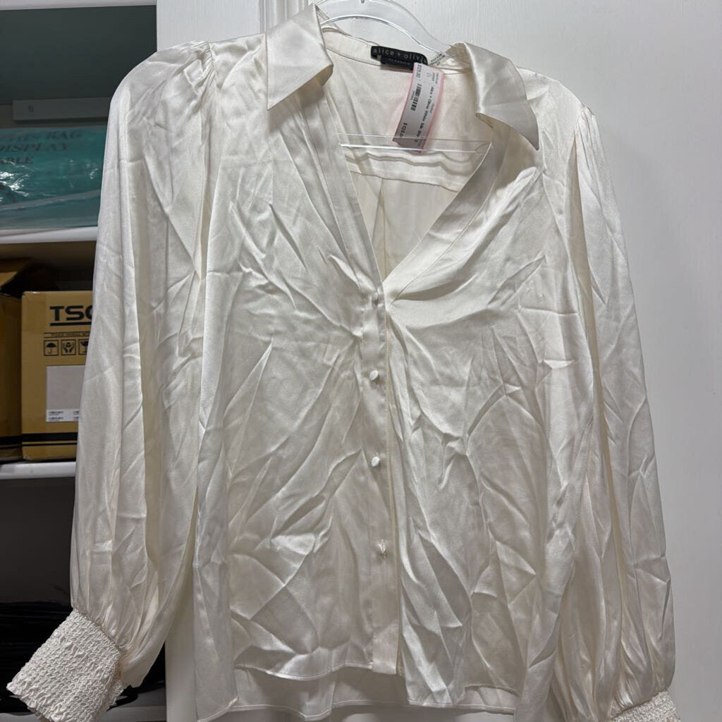 White Silk Shirt