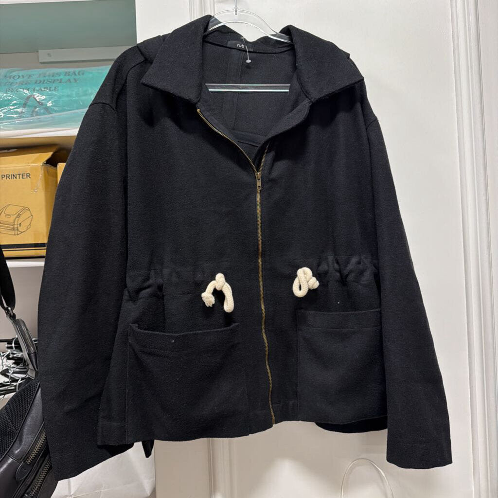 Black Poly Jacket