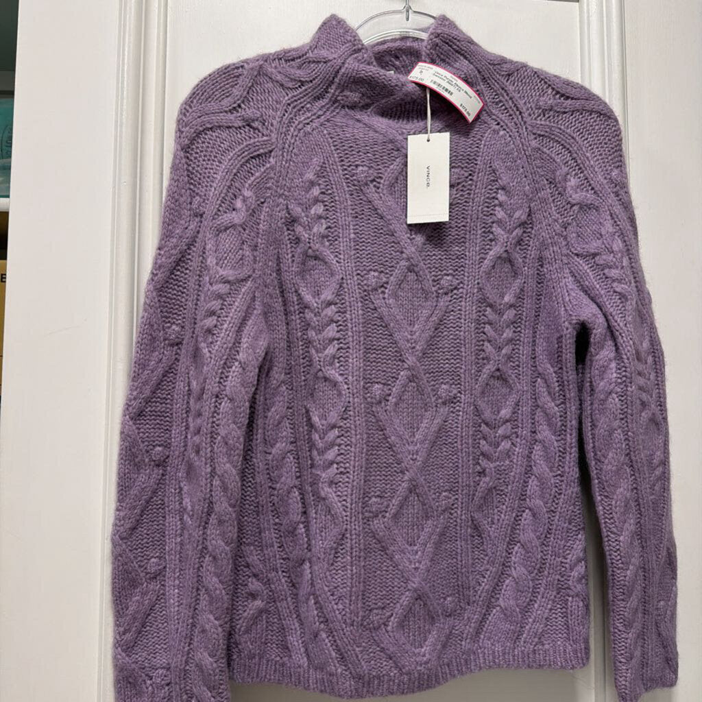 Purple Alpaca Blend Sweater (NWT)