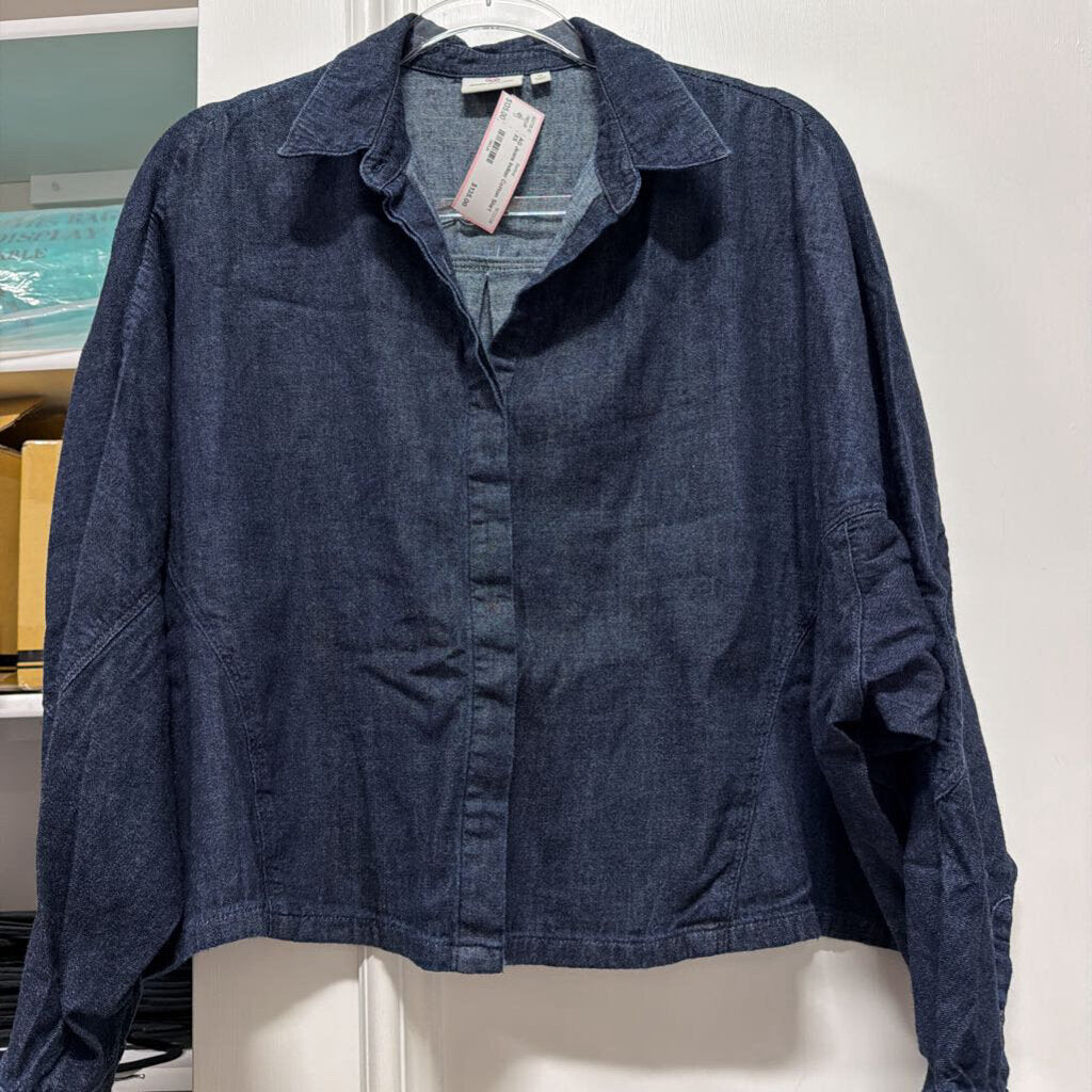 Indigo Cotton Shirt