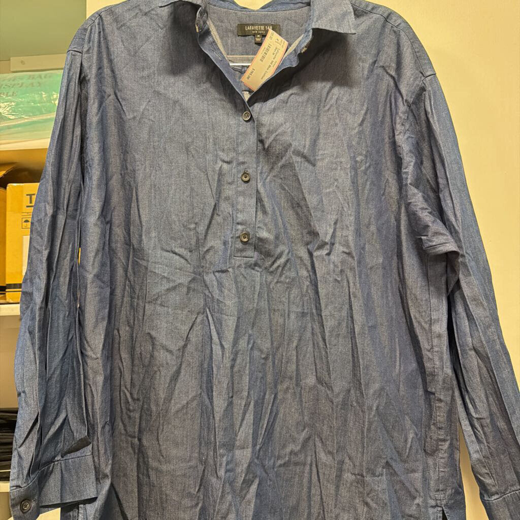 Blue Cotton Shirt