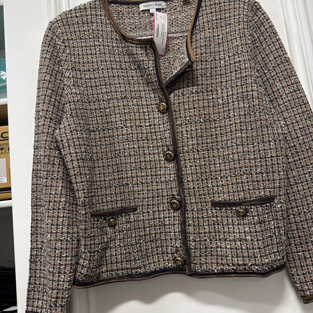 Brown Viscose Jacket