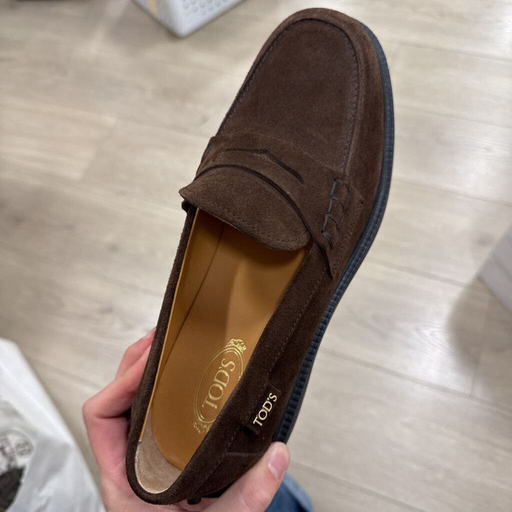Brown Suede Loafer