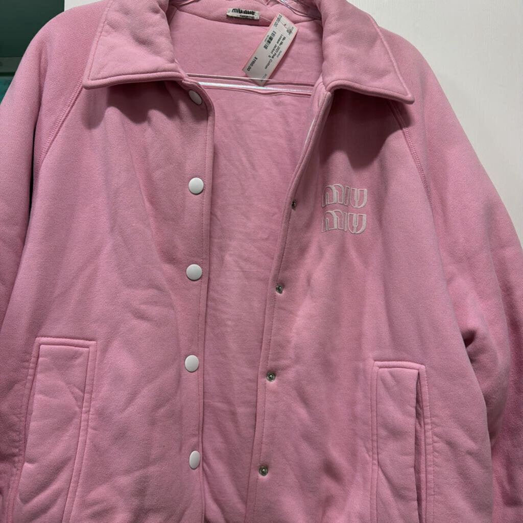 2021 Pink Cotton League Jacket (AS IS Back)