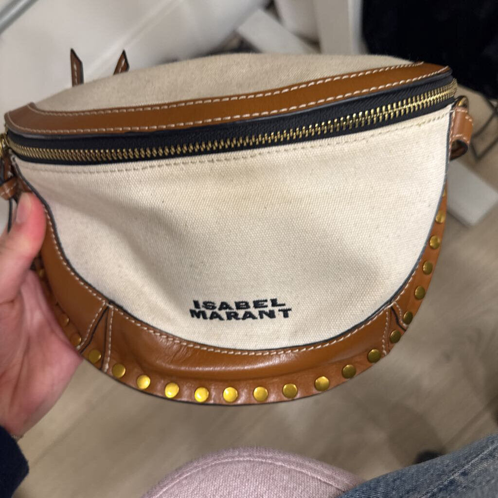 Canvas Leather Belt Bag (R.695)