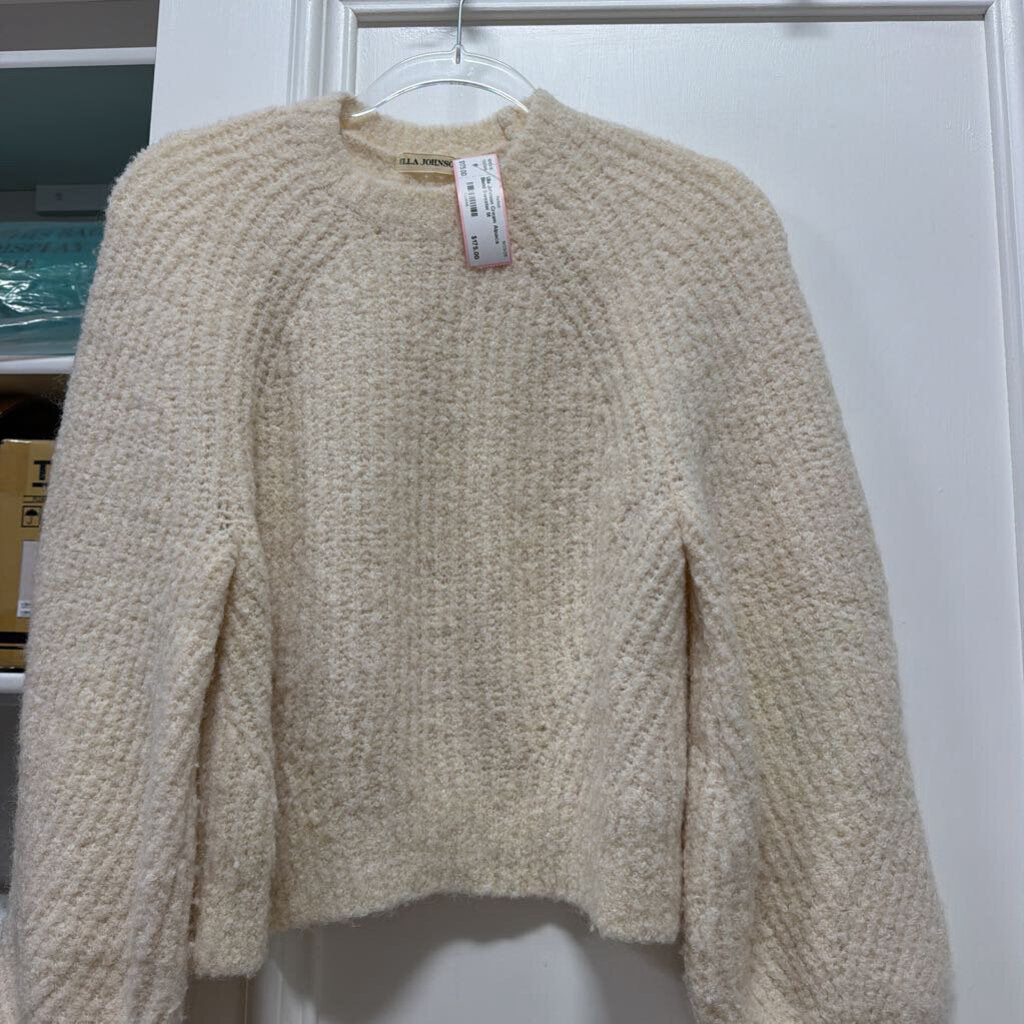 Cream Alpaca Blend Sweater