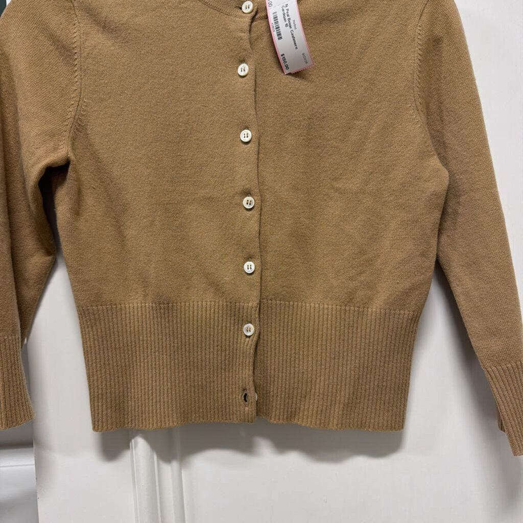 Beige Cashmere Cardigan