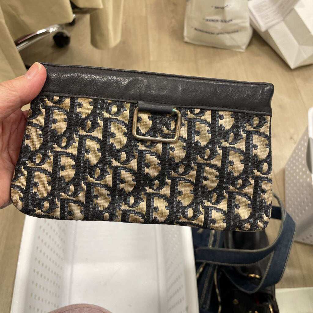 Monogram Canvas Clutch