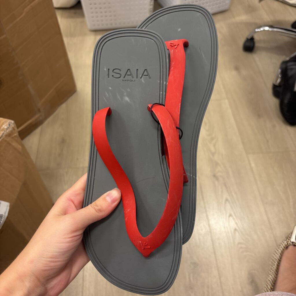 Grey Rubber Flip Flop