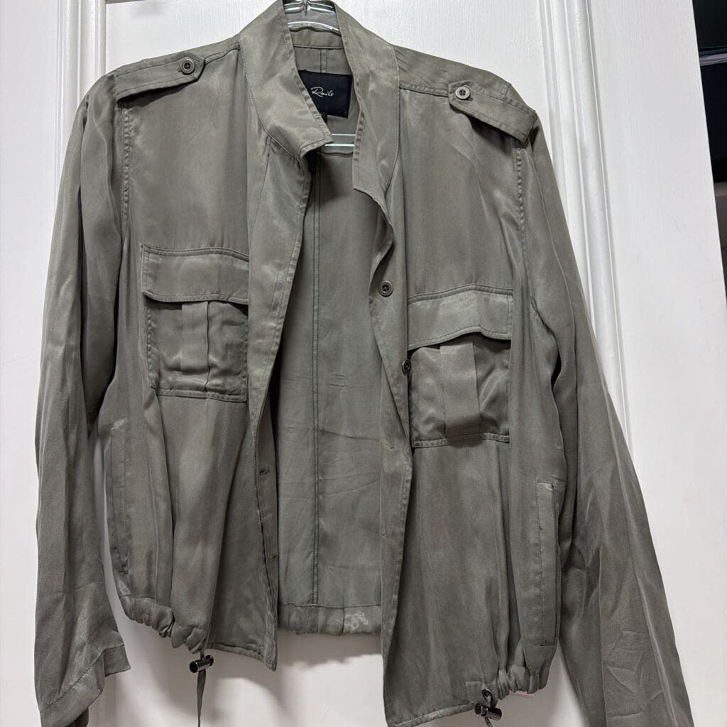 Green Cupro Jacket