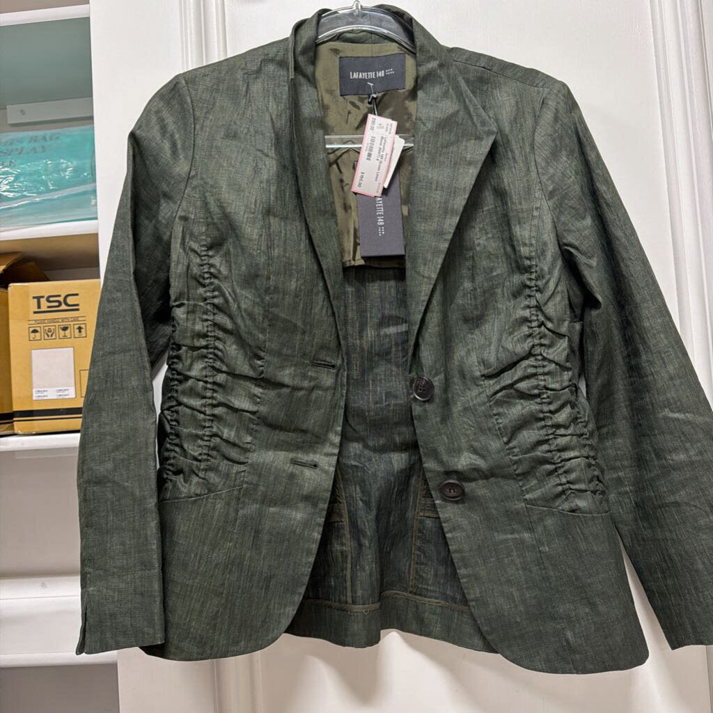 Green Linen Blazer (NWT)