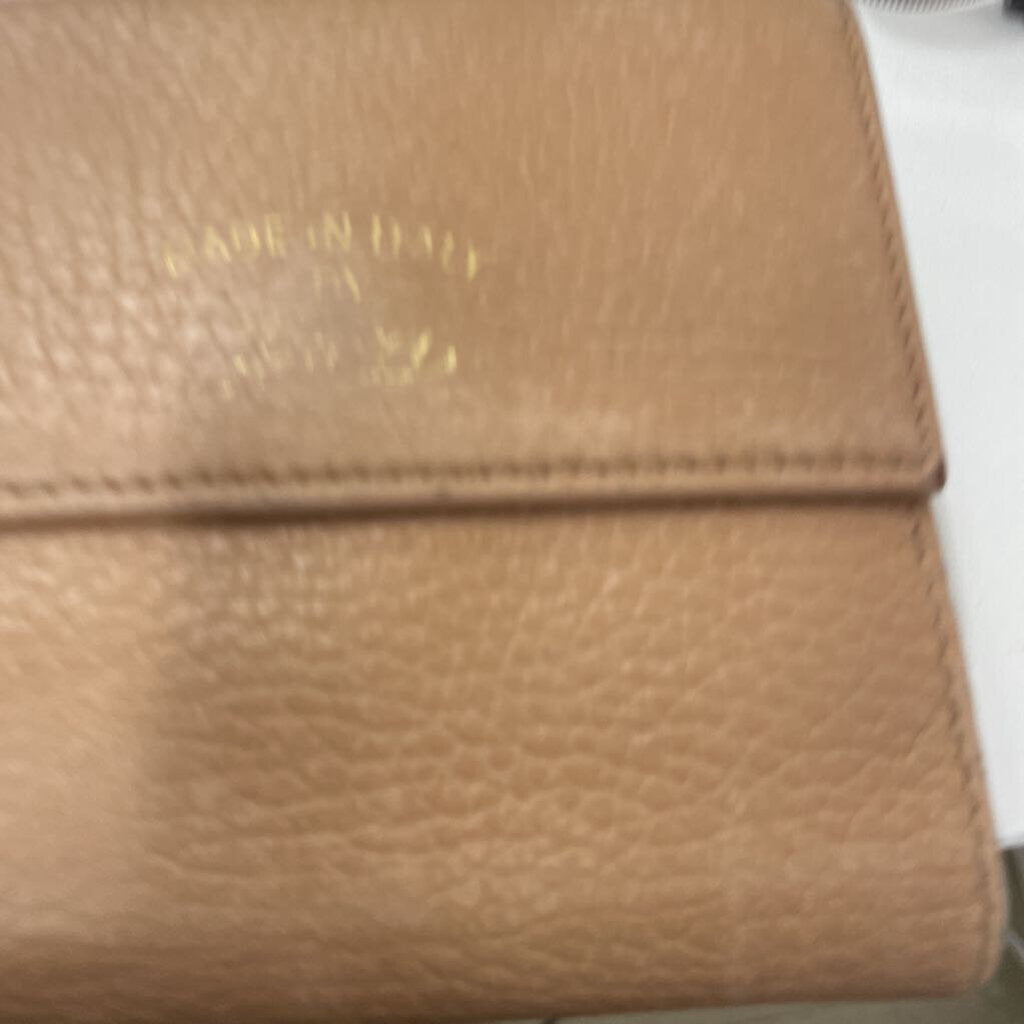 Tan Small Compact Wallet (as is)