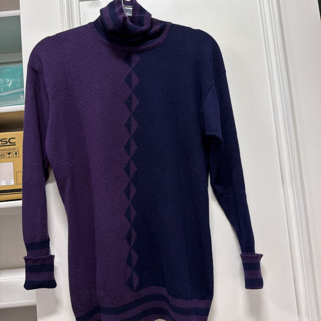 1980-90s Cashmere Turtleneck Knit Sweater